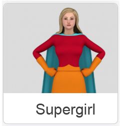 Video-Avatar Supergirl